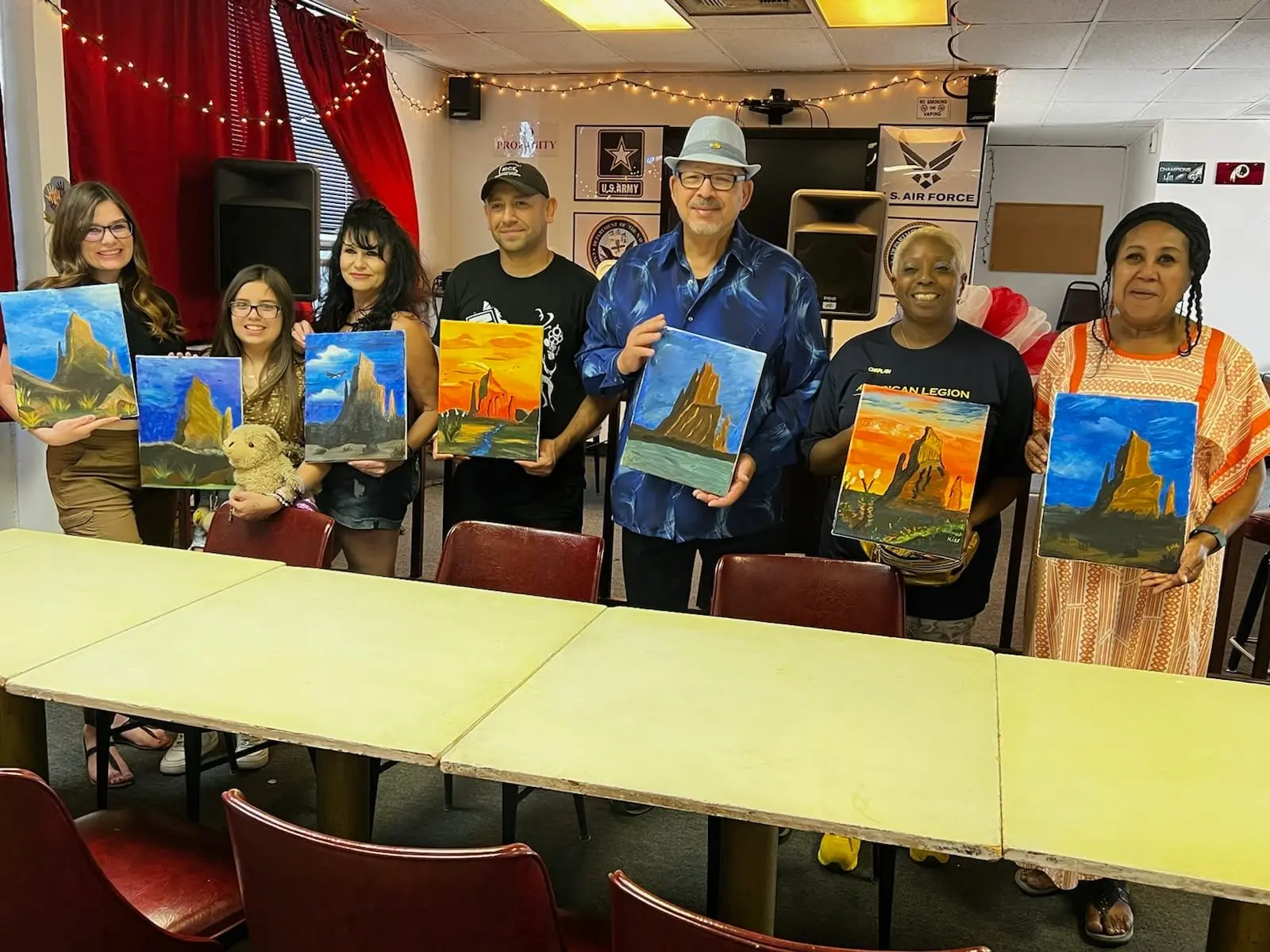 Painting event at Post 95